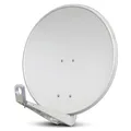 DELUXE 80cm Schüssel SAT Antenne Spiegel Satellitenschüssel Aluminium HD HDTV 4K