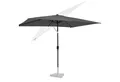VONROC Sonnenschirm rechteckig, LxB: 300x200 cm, Set, Je nach Variante mit oder ohne Sockel, Rechteckiger Sonnenschirm für Terasse, Garten, Balkon & Gastro