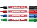 edding Permanentmarker edding Permanent-Marker '400' farbsortiert, 4 Stk.
