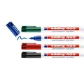 edding 400 4 x Permanentmarker Farben Schwarz Rot Blau Grün Permanent Marker NEU