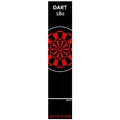 Kingpower Dart Teppich Matte Steeldart Zubehör Dartpfeile Dartboard Dartteppich Target Oche Darts Abwurflinie Schutz Gummi Boden Rot Dartscheibe 290 x 60 cm