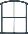 Fenster grau Stallfenster Eisenfenster Scheunenfenster Eisen 64cm Antik-Stil (h)