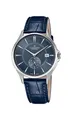 Candino Swiss Herrenuhr Analog Leder Blau - Quarz Datum - Saphirglas, Wasserdicht 5 ATM Elegant C4634/5 Couple Classic