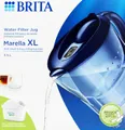 BRITA Wasserfilter Brita Marella XL Wasserfilter 3,5 L blau + Maxtra Pro Kartusche