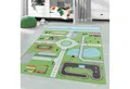 Ayyildiz Teppiche Kinderteppich PLAY 2902, rechteckig, Höhe: 6 mm, robuster Kurflor, Straßen Spiel Teppich, Kinderzimmer