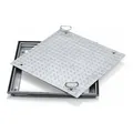 ZARGES Schachtabdeckung Aluminium 800 x 800 mm Außenmaß 960 x 960 mm