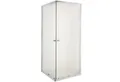 KOLMAN Komplettdusche Parla Viereck Duschkabine mit Duschwanne, BxT: 80x80 cm, Sicherheitsglas, 180 cm, Transparentes Glas, Ablaufgarnitur Gratis