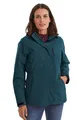 Killtec Damen Outdoorjacke Funktionsjacke mit abzippbarer Kapuze KOW 140 WMN Jckt wasserdicht, Winddicht, atmungsaktiv 00834-petrol 46