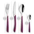 Kuppels PRISMA Besteckset 24-teilig, wildberry, hochglanzpoliert, für 6 Personen (24 Stk., Besteck Set) (2214BYPK10C71)