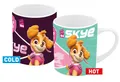 Geda Labels GmbH Tasse Farbwechsel Paw Patrol Skye, 1-tlg., Keramik, Lila, 250ml, mit Thermoeffekt