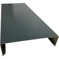Mauerabdeckung 2 m Alu anthrazit RAL 7016 Zuschnitt 50 cm passend für Mauerbreite 30-32 cm Skizze beachten