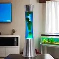 Lavalampe SANDRO 39cm Blau Grün inkl. Leuchtmittel Kabelschalter Stimmungslicht