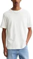 Marc O'Polo Denim Herren T-Shirt aus Bio-Baumwolle Regular Fit, Weiß (Egg White), XL
