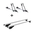 2xFahrradträger SAGITTAR+Dachträger Tiger XL für für Mitsubishi Outlander PHEV a