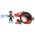 Spidey and his Amazing Friends Marvel Water-Webs Spin Dolphin Submarine Toy, Bla
