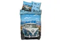 SkyBrands Bettwäsche VW Bulli T1 Panorama, Renforcé, 2 teilig, Berge, Alpen, Oldtimer, Automarke