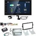 Kenwood DMX129DAB DAB+ Bluetooth USB Einbauset für Dacia Duster Lodgy Logan