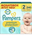 Pampers Baby Windeln Größe 2 4-8kg Premium Protection Mini Monatsbox 240 Stück