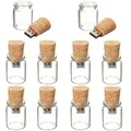 10PCS 4GB niedliche Drift Flasche USB Flash Drive Memory Stick verstauen Disk
