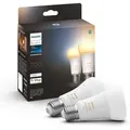 Philips Hue - Led Lampe E27 2er Set 1100lm White Ambiance