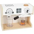 small Foot Kaffeemaschine Gastro, aus Holz, mit Zwei Drehknöpfen und beweglichem Siebträger, ab 3 Jahren, 11792