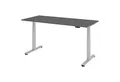 bümö Schreibtisch elektrisch XDSM elektrisch höhenverstellbar, Rechteck: 180 x 80 cm - Dekor: Graphit