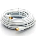 25m TV Antennenkabel HDTV FullHD 75Ohm Koaxialkabel 4K UHD Koax Stecker Buchse