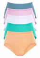 PETITE FLEUR Damen Taillenslip aus Pikee im Multipack