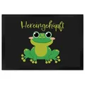 speecheese Fußmatte Hereingehüpft Fußmatte XL in 40x60 cm mit süßem Frosch 40 cm x 60 cm