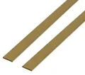 Alberts 497651 Flachstange | Messing | 1000 x 15 x 2 mm | 2er Set