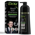 Schwarzes Haarshampoo, 400 ml, sofortige Haarfärbemittel für Männer und Fraue...