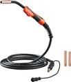 VEVOR 250-A-MIG-Schweißpistole mit 4,6 m Kabel, Schweißbrenner kompatibel mit LincoIn Power MlG 200, 215, 216, 255 & Wire-Matic 255 Schweißgeräten, geeignet für  0,0889/0,1143cm Schweißdrähte
