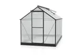 Vitavia Gewächshaus Triton 6200, 4 mm Wandstärke, mit 4 oder 6 mm HKP, mit Regenrinne I Schiebe- und Schwingtür in einem
