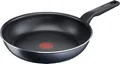 Tefal Bratpfanne XL Force C38506 | 28 cm Durchmesser | Antihaftbeschichtung | Thermo-Signal | Aluminium | grau