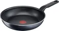 Tefal Pfanne C38506 Ø 28 cm Schwarz Edelstahl Aluminium Bratpfanne Antihaft