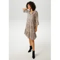 Aniston CASUAL Tunikakleid mit extravagantem Animal-Print beige|braun|bunt|schwarz 44 EU