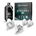 Schallwerk ® Strong+ Daily - unauffällige Gehörschutz Ohrstöpsel – dämpfen Lärm & erhalten Tonqualität – Ohrenstöpsel transparent - Earplugs geeignet für Musik, Alltag, Arbeit & Lernen
