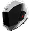 Nolan N120-1 Verniciatura Speciale N-Com Klapphelm, schwarz-grau-weiss, Größe M für Männer