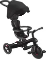 GLOBBER EXPLORER TRIKE 4in1 – Kinderwagen, Dreirad und Laufrad, 10/8,5 Zoll, TPR-Sitz, höhenverstellbar, schwarz