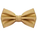 Herren Fliege Messing Seidenlook, stufenlos verstellbar, handgefertigt, Haken...