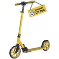 HUDORA Scooter Up 200 - klappbar, höhenverstellbar, mit Ständer - Roller Tretroller Cityroller - Canary