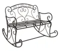 Tchibo - Schaukelbank - 110x101x94cm - schwarz - Stahl
