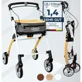 Lösch Reha Rollator Casa schmal für Wohnung & Innenbereich Buche/Weiß - Weiß
