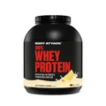 Body Attack 100% Whey Protein Buttermilk Lemon, 2 kg - Made in Germany - extra cremiges Eiweißpulver mit Hydrolysat und BCAA´s, unterstützt Muskelaufbau und Diäten, für alle Sportler & Athleten
