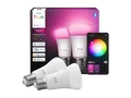 PHILIPS Hue White & Color Ambiance E27 Smarte Lampe Doppelpack Lichtquelle RGBW
