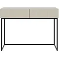 Selsey Schminktisch, Greige, Holzwerkstoff, 2 Schubladen, 110x79x40 cm, Wohnzimmer, Wohnzimmertische, Konsolentische