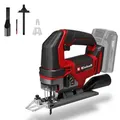 Akku-Stichsäge EINHELL "TE-JS 18/100 Li-Solo", rot (rot, schwarz), B:20,8mm H:7,6mm L:20,4mm, Sägemaschinen, ohne Akku und Ladegerät