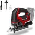 Einhell Akku-Stichsäge TE-JS 18/100 Li-Solo, ohne Akku und Ladegerät rot|schwarz