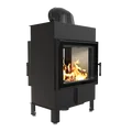 Kratki Kamineinsatz aus Stahl LUCY TUNNEL 12 kW Ø 200