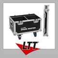 ROADINGER Flightcase 2x Spark Master mit Rollen